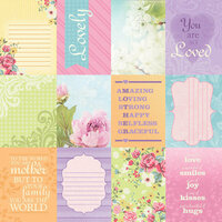 Paper House Productions - Mom Collection - 12 x 12 Paper - Mom Tags