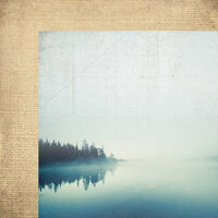 Paper House Productions - Lake Life Collection - 12 x 12 Double Sided Paper - Morning at the Lake