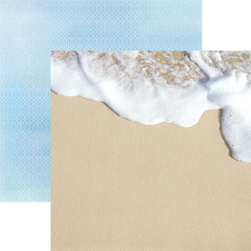 Paper House Productions - At the Beach Collection - 12 x 12 Double Sided Paper - Seashore