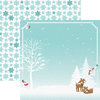 Paper House Productions - Christmas Cheer Collection - 12 x 12 Double Sided Paper - Reindeer
