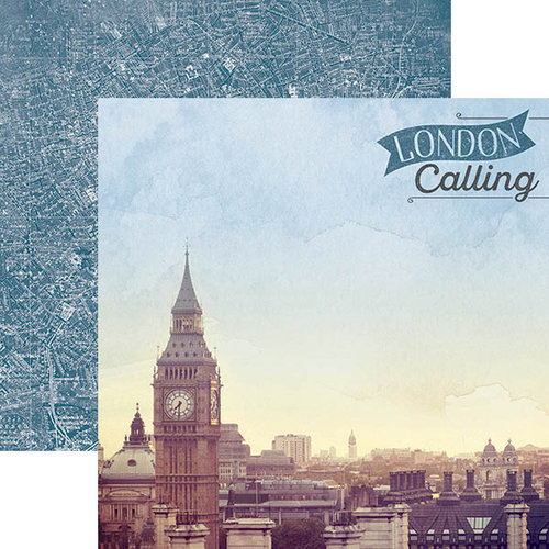 Paper House Productions - Discover Collection - England - 12 x 12 Double Sided Paper - London Calling