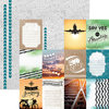 Paper House Productions - Discover Collection - Travel - 12 x 12 Double Sided Paper - Discover Tags