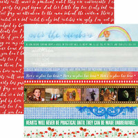 Paper House Productions - Wizard of Oz Collection - 12 x 12 Double Sided Paper - Borders