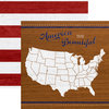 Paper House Productions - Let Freedom Ring Collection - 12 x 12 Double Sided Paper - America the Beautiful