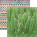 Paper House Productions - Southwest Adventure Collection - 12 x 12 Double Sided Paper - Cactus