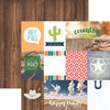Paper House Productions - Discover USA Collection - 12 x 12 Double Sided Paper - Country Strong Tags