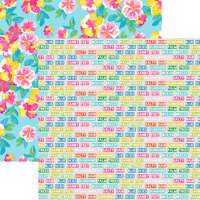 Paper House Productions - Paradise Found Collection - 12 x 12 Double Sided Paper - Ocean Breeze
