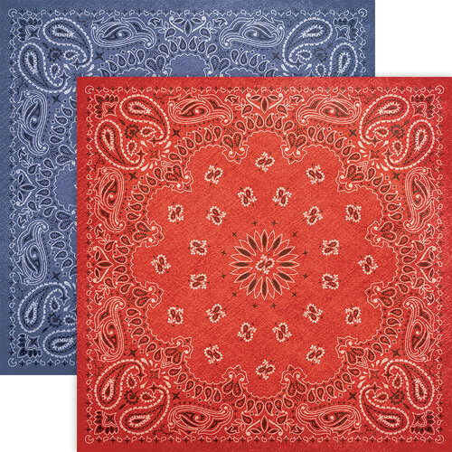 Paper House Productions - 12 x 12 Double Sided Paper - Bandana