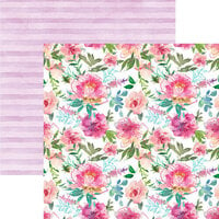 Paper House Productions - 12 x 12 Double Sided Paper - Floral