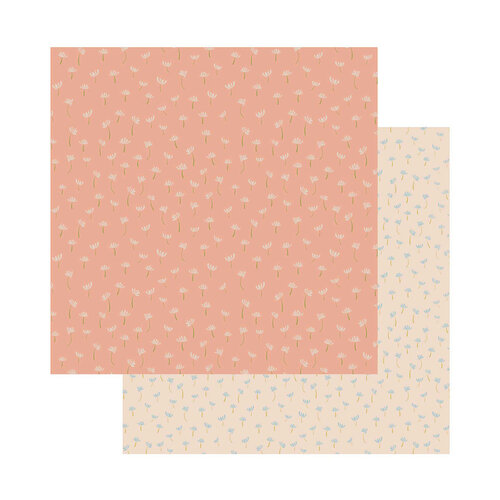 Paper House Productions - 12 x 12 Double Sided Paper - Pink Florals