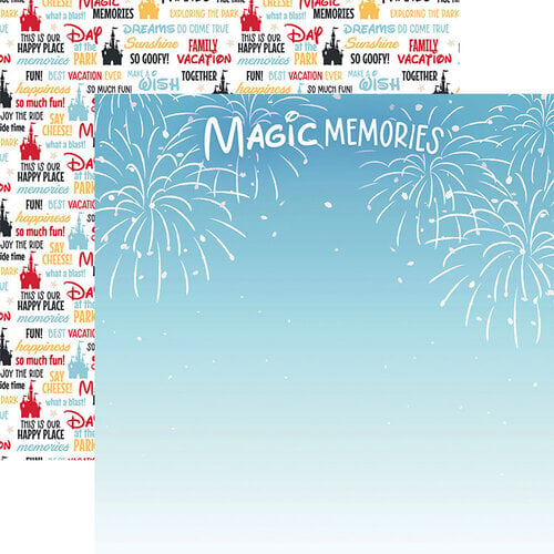Paper House Productions - 12 x 12 Double Sided Paper - Magic Memories