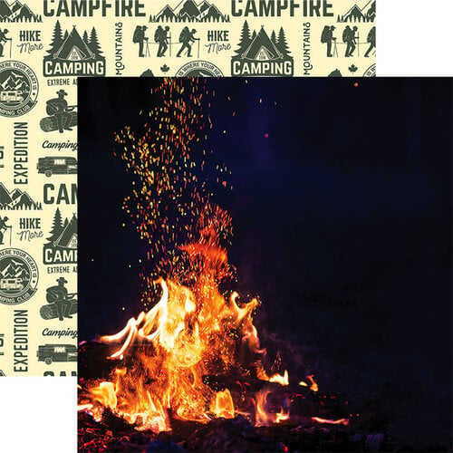 Paper House Productions - 12 x 12 Double Sided Paper - Campfire