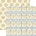 Paper House Productions - 12 x 12 Double Sided Paper - Gold Menorah