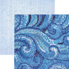 Paper House Productions - Color Ways Collection - Sapphire - 12 x 12 Double Sided Paper - Mosaic