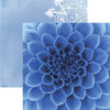 Paper House Productions - Color Ways Collection - Sapphire - 12 x 12 Double Sided Paper - Dahlia