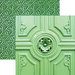 Paper House Productions - Color Ways Collection - Emerald - 12 x 12 Double Sided Paper - Entrance