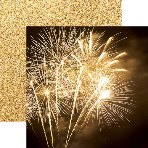 Paper House Productions - Color Ways Collection - Gatsby - 12 x 12 Double Sided Paper - Fireworks