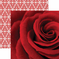 Paper House Productions - Color Ways Collection - Rouge - 12 x 12 Double Sided Paper - Rose