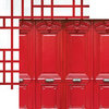 Paper House Productions - Color Ways Collection - Rouge - 12 x 12 Double Sided Paper - Doors