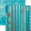 Paper House Productions - Color Ways Collection - Atlantis - 12 x 12 Double Sided Paper - Books