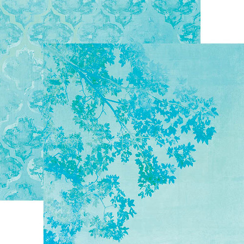 Paper House Productions - Color Ways Collection - Atlantis - 12 x 12 Double Sided Paper - Branch