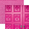 Paper House Productions - Color Ways Collection - Flamingo - 12 x 12 Double Sided Paper - Door