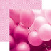 Paper House Productions - Color Ways Collection - Flamingo - 12 x 12 Double Sided Paper - Balloons