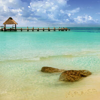 Paper House Productions - Mexico Collection - 12 x 12 Paper - Cancun Beach