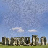 Paper House Productions - England Collection - 12 x 12 Paper - Stonehenge