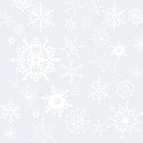 Paper House Productions - Home for Christmas Collection - 12 x 12 Acetate Paper - Snowflakes