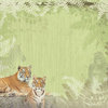 Paper House Productions - Zoo Collection - 12 x 12 Paper with Glitter Accents - At the Zoo