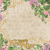 Paper House Productions - Happily Ever After Collection - 12 x 12 Paper with Foil Accents - Happily Every After