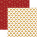 Paper House Productions - Christmas - 12 x 12 Double Sided Paper - Gold Dots