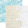 Paper House Productions - Marbleous Collection - 12 x 12 Double Sided Paper with Foil Accents - Time to Shine