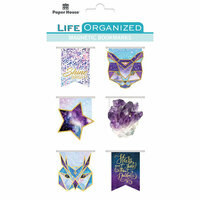 Paper House Productions - Life Organized Collection - Magnetic Bookmarks - Stargazer