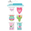 Paper House Productions - Life Organized Collection - Magnetic Bookmarks - Llamas