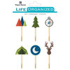 Paper House Productions - Life Organized Collection - Epoxy Clips - Outdoors