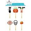 Paper House Productions - Life Organized Collection - Epoxy Clips - Halloween