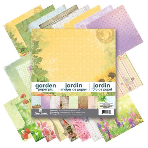 Paper House Productions - 12 x 12 Paper Pad - Garden