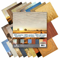 Paper House Productions - 12 x 12 Paper Pad - 100 Percent Country
