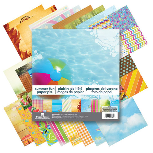 Paper House Productions - 12 x 12 Paper Pad - Summer Fun