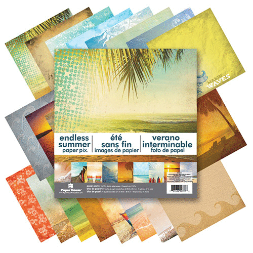 Paper House Productions - 12 x 12 Paper Pad - Endless Summer