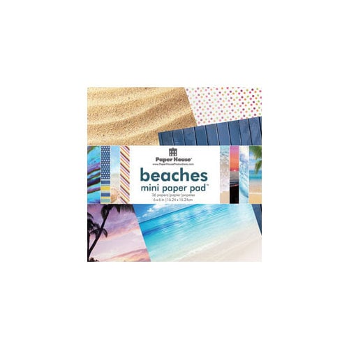 Paper House Productions - 6 x 6 Paper Pad - Beaches