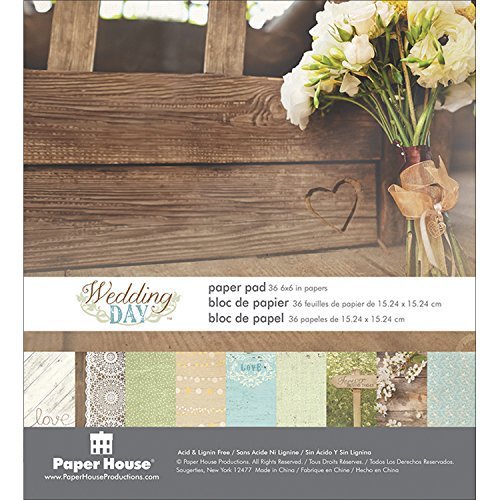 Paper House Productions - Wedding Day Collection - 6 x 6 Paper Pad