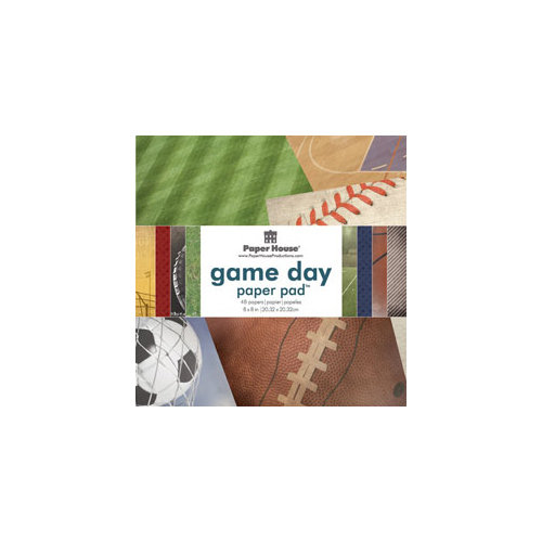 Paper House Productions - 8 x 8 Paper Pad - Game Day
