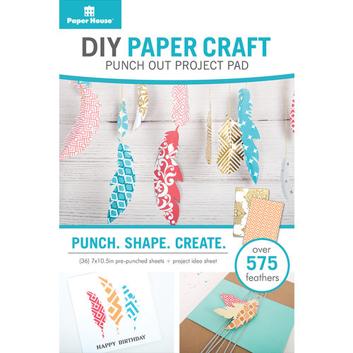 Paper House Productions - DIY Paper Craft - Project Pad - Feathers