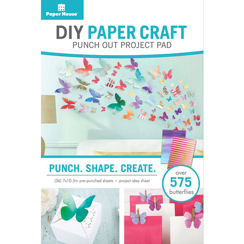 Paper House Productions - DIY Paper Craft - Project Pad - Butterflies