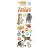 Paper House Productions - Cat Collection - Glitter Rub Ons - Feelin Frisky