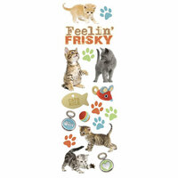Paper House Productions - Cat Collection - Glitter Rub Ons - Feelin Frisky