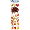 Paper House Productions - Autumn Collection - Glitter Rub Ons - Autumn Leaves